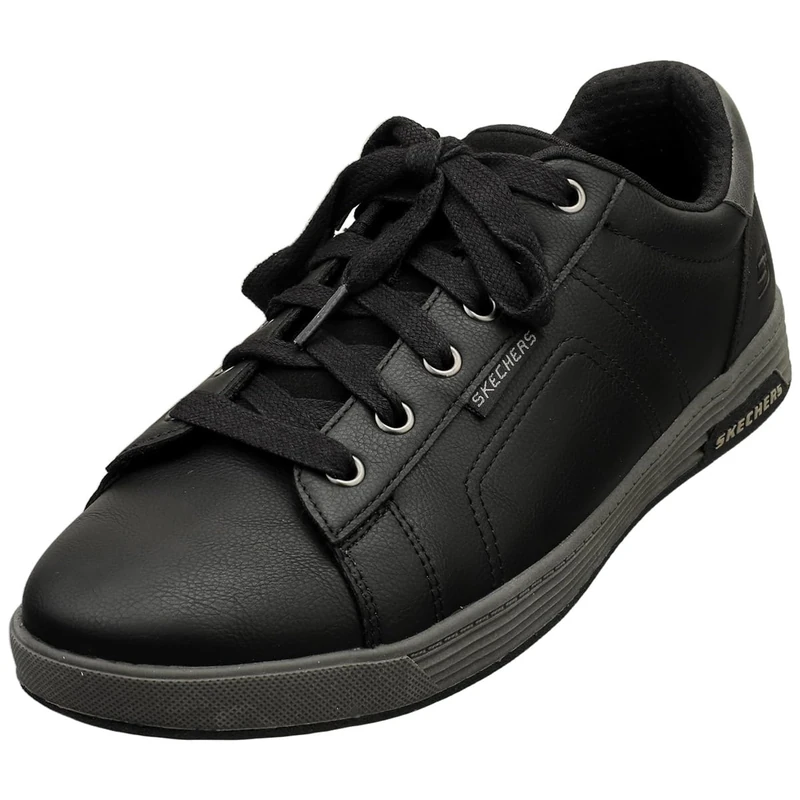 Skechers Men's Cavell Hensley Sneaker, Black Synthetic, 13 UK