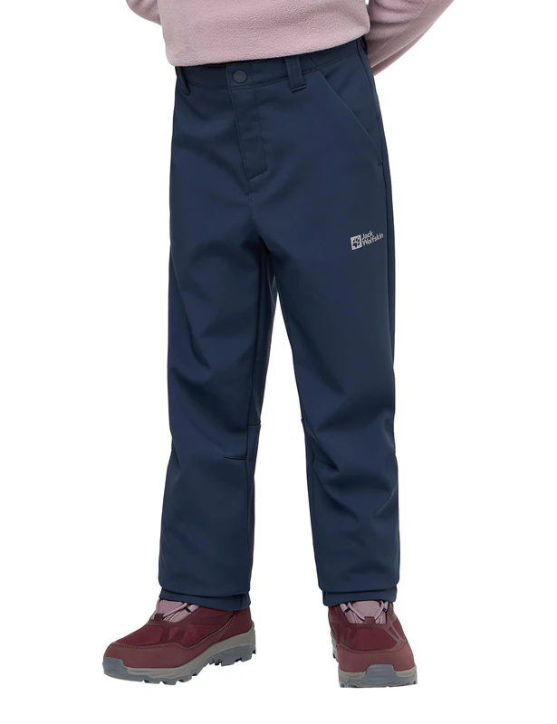 Jack Wolfskin FOURWINDS Pants K, Unisex Kinder Hiking Pants, Night Blue,