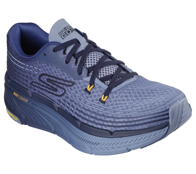 Skechers Men's Max Cushioning Premier 2.0 Vivid 2.0 Sneaker, Navy Textile/Synthetic, 7.5 UK