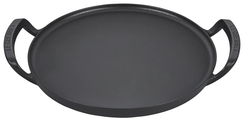 LE CREUSET Cast Iron BBQ Outdoor Round Pizza Pan