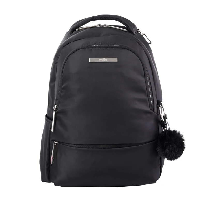 TOTTO The Adelaide Backpack, Unisex Adult, M, Black/White, Medium