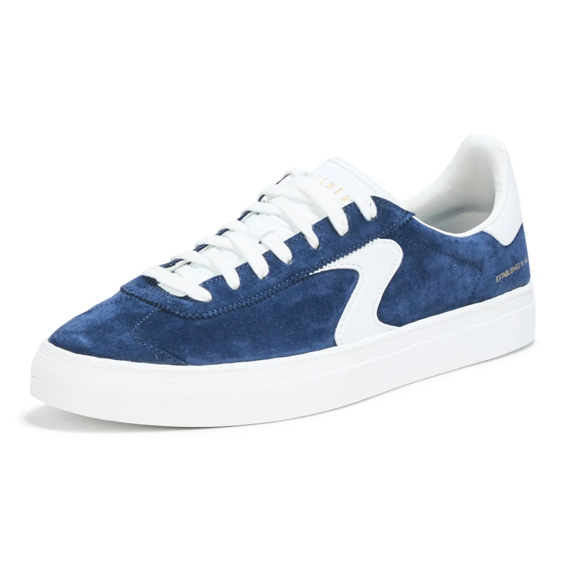 Skechers Men's Arch Fit Legend Hamor Sneaker, Navy Pig Suede/Duraleather/White Trim, 9.5 UK