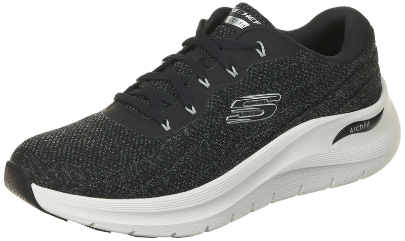 Skechers Men's Arch FIT 2.0 Road Wave, Black