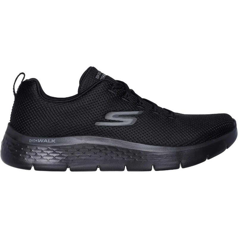 Skechers Men's Go Walk Flex Vespid Sneaker, Black Textile, 8.5 UK