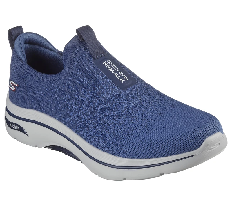 Skechers Men's GO Walk Arch FIT 2.0 Linear AXIS 2.0, Navy