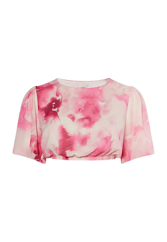 COBIE Women's Tie Dye Blouse, Pink Multicoloured, XS