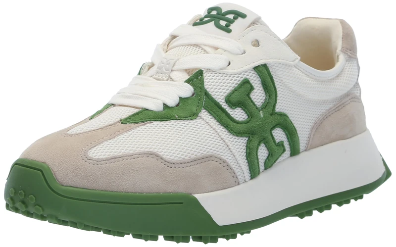 Sam Edelman Women's Langley Sneaker, Green Multi, 6.5 UK