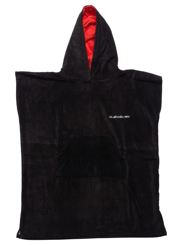 Quiksilver Beach Towel HOODY TOWEL YOUTH Boys Black One size