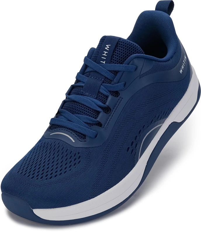 WHITIN Women's Wide Toe Box Road Running Shoe + Zero Drop, Blue, 5