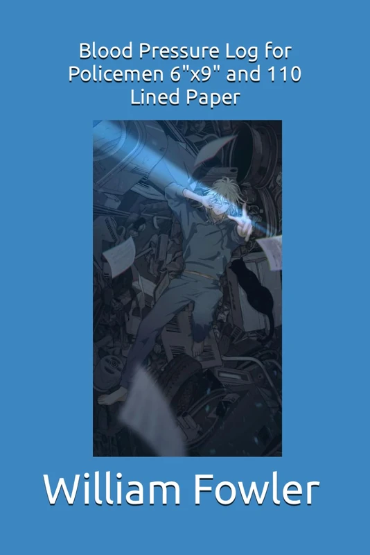 Blood Pressure Log for Policemen 6"x9" and 110 Lined Paper