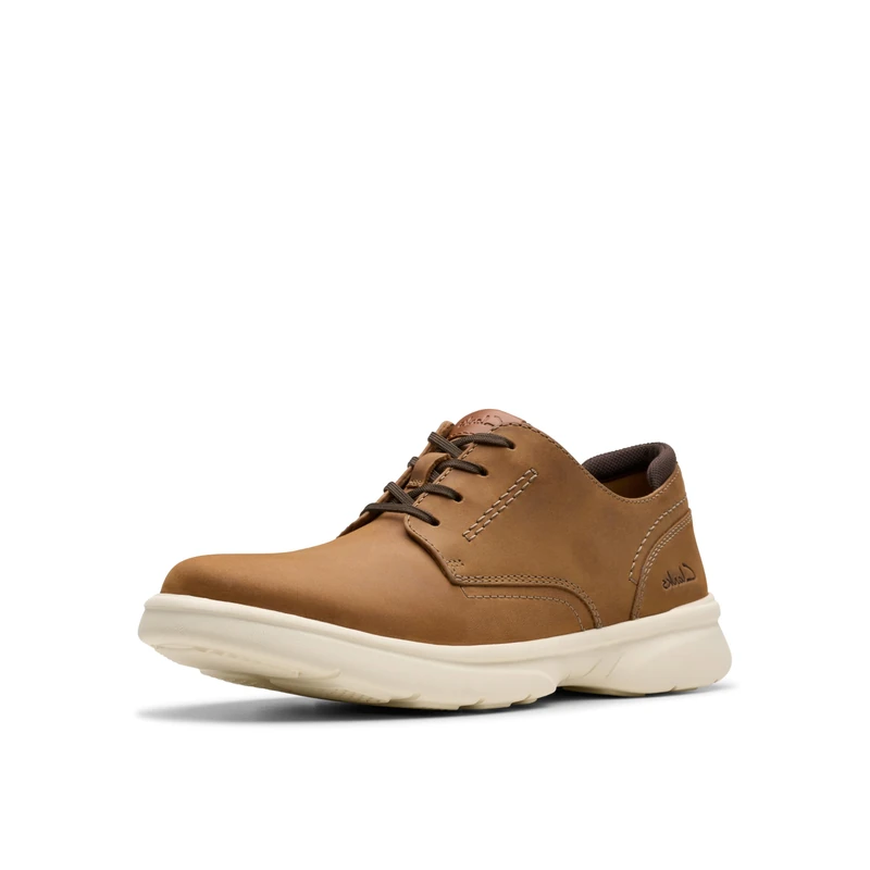 Clarks Men's Bradley Plain Oxford, Light Brown, 10 UK