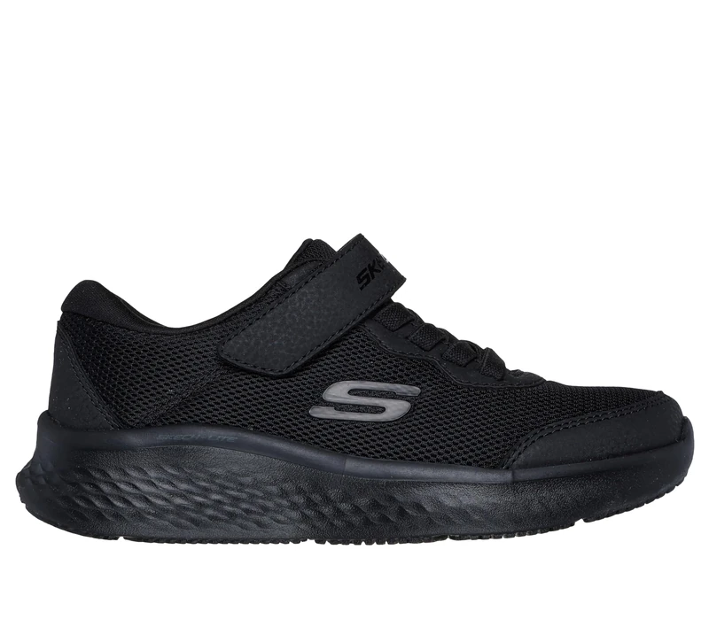 Skechers Girl's Skech-Lite Pro Sneakers, Black Mesh/Trim, 12.5 UK Child