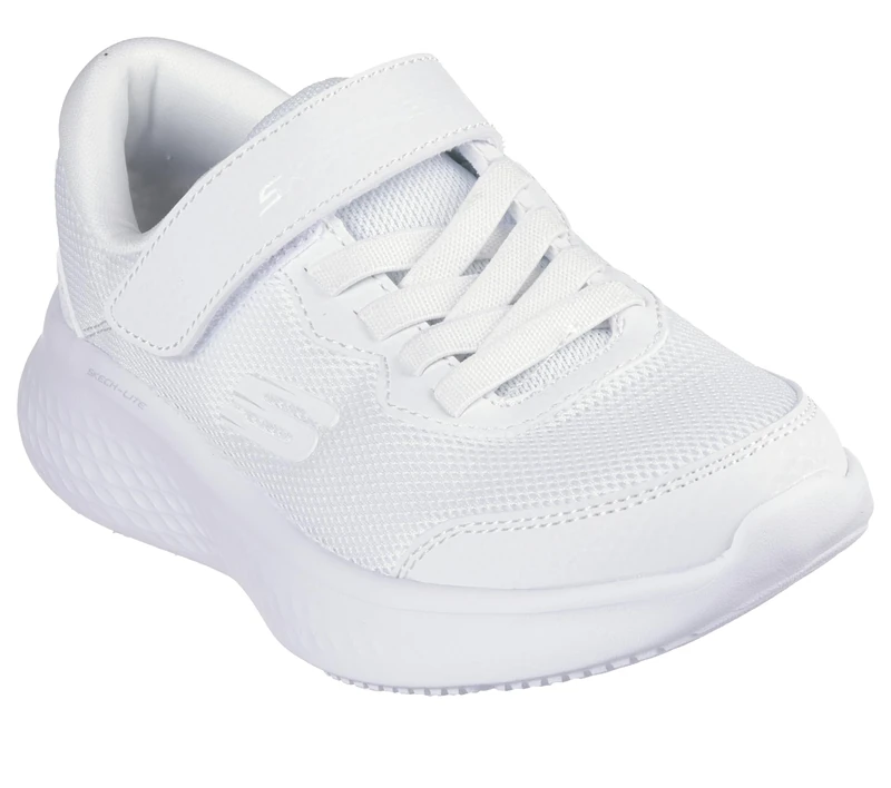 Skechers Girl's Skech-Lite Pro Sneakers, White Mesh/Trim, 10.5 UK Child