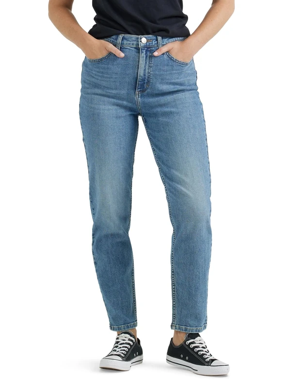 Lee Women's Legendary High Rise Mom Jean, Glowing Review, 12 Long