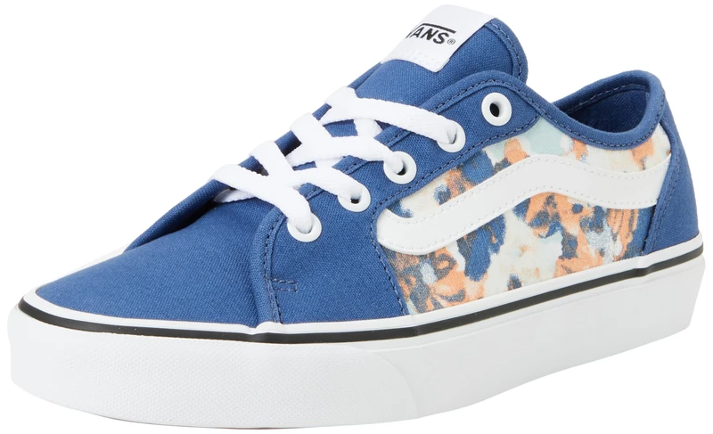 Vans Women's Filmore Decon Sneakers, Water Color Floral Blue, 2.5 UK