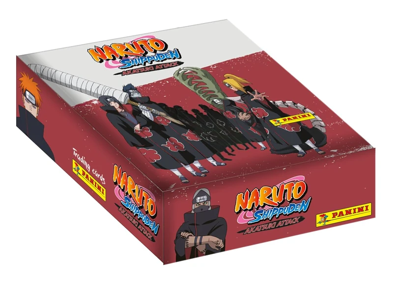 Panini Naruto Shippuden Trading Cards 2 Box of 18 Pockets, 004629BOX18F, Black