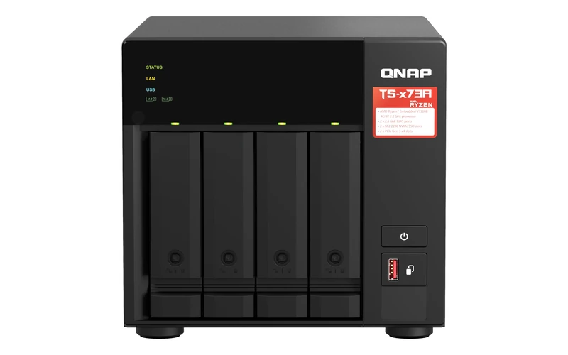 QNAP TS-473A-SW5T Serveur NAS 4 Baies + QSW-1105-5T