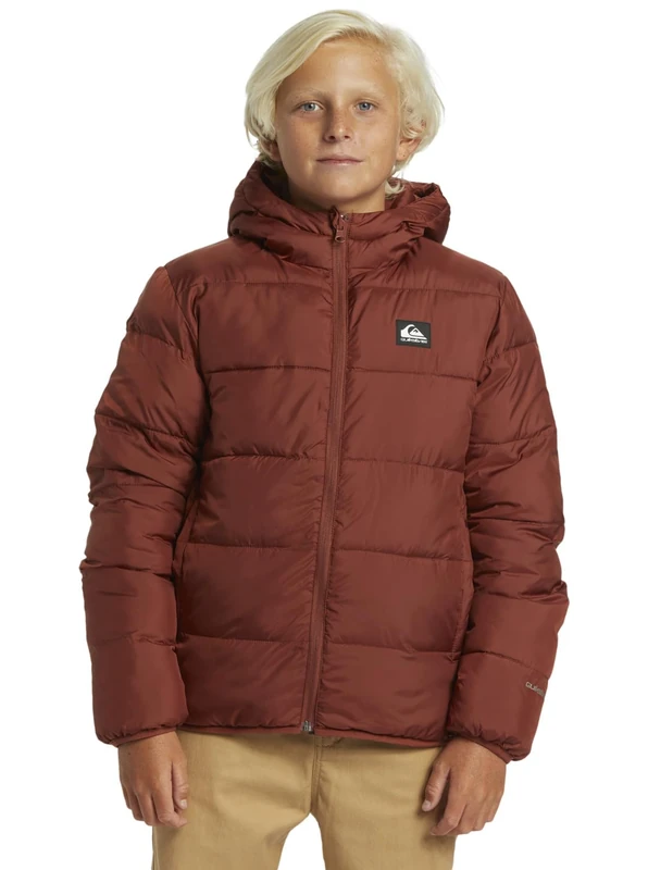 Quiksilver Jacket Scaly Reversible Youth Youth Brown 10