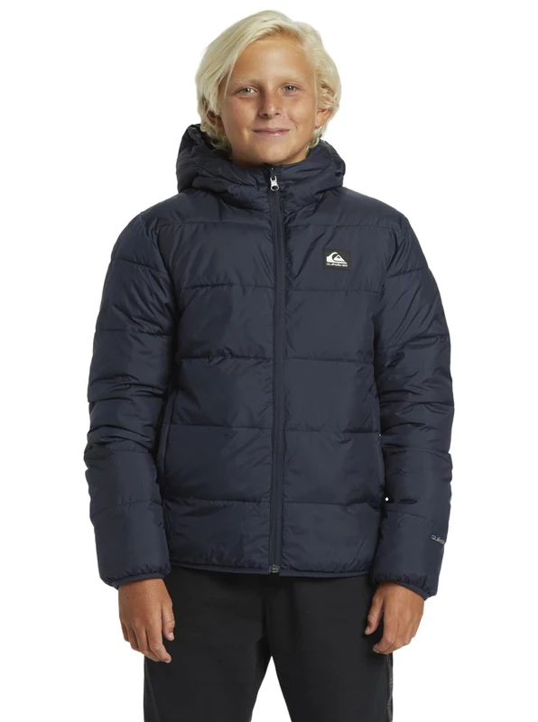Quiksilver Jacket Scaly Reversible Youth Youth Black 12