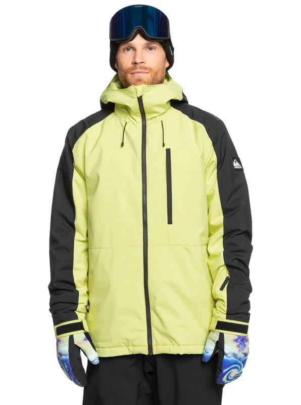 Quiksilver Technical Snow Jacket Mission Block JK Men Green S