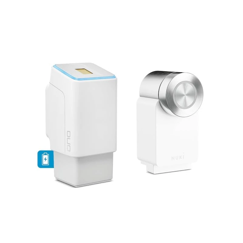 EKEY UNO 200302 Fingerprint Scanner Battery Operated Upgrade kit for All Standard Doors, White