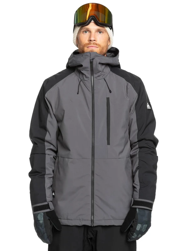 Quiksilver Technical Snow Jacket Mission Block JK Men Black S