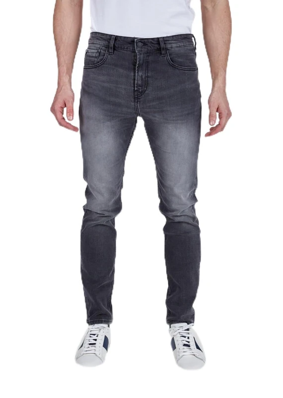 Redskins Men's Eden Oxide Jeans, Light Black, 32 W