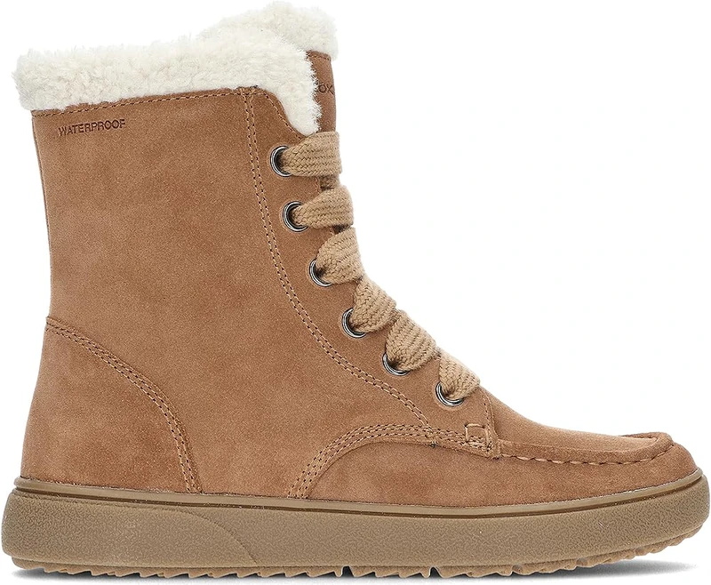 Geox J THELEVEN GIRL WPF, Ankle Boot, WHISKY,