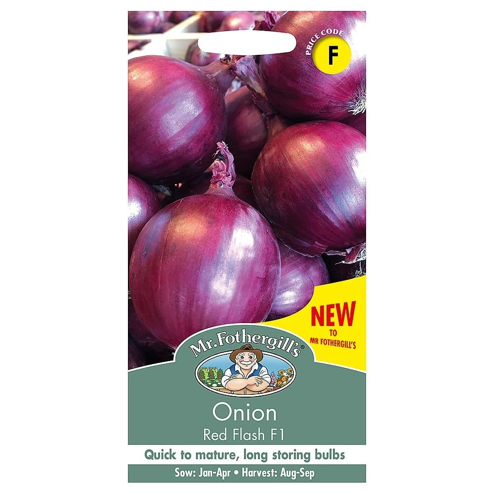 Mr Fothergill's Onion Red Flash F1 Seeds