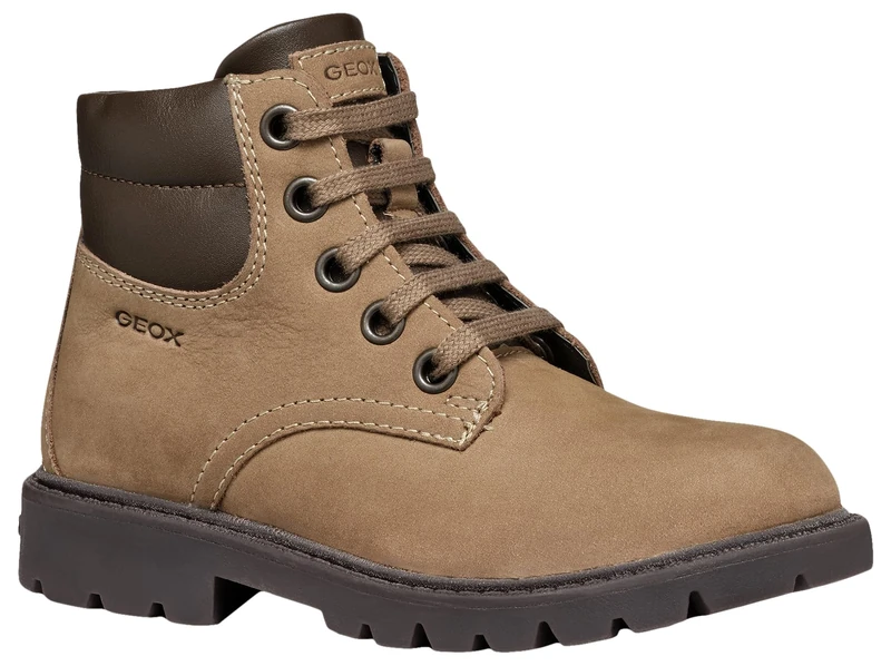 Geox J SHAYLAX BOY B, Ankle Boot, LT BROWN/BROWN,