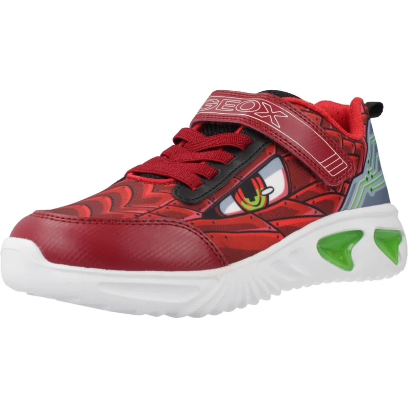 Geox J Assister BOY B, Sneaker, DK RED,