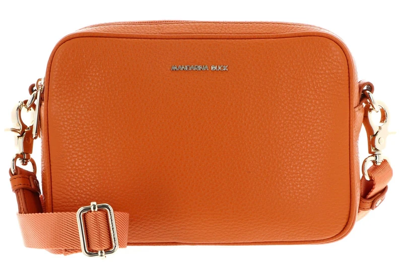 Mandarina Duck Mellow Leather Camera Bag, Women, Marmalade, Taglia Unica
