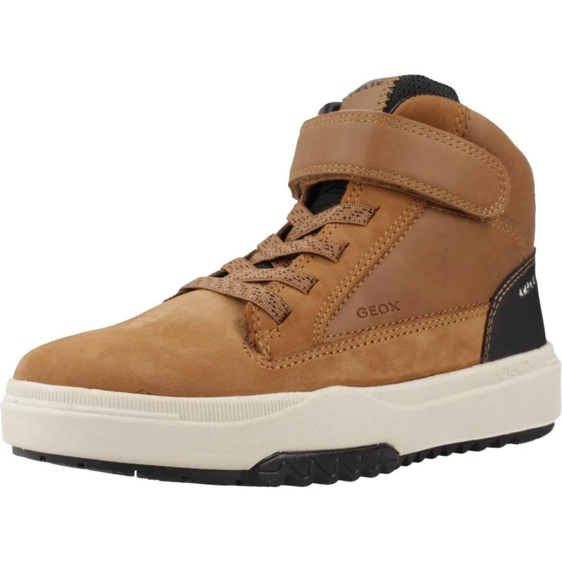 Geox J BUNSHEE BOY B ABX, Ankle Boot, TOBACCO/BLACK,