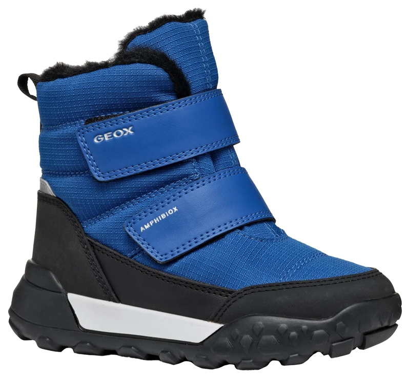 Geox J TREKKYUP BOY B ABX, Snow Boot, ROYAL/BLACK,