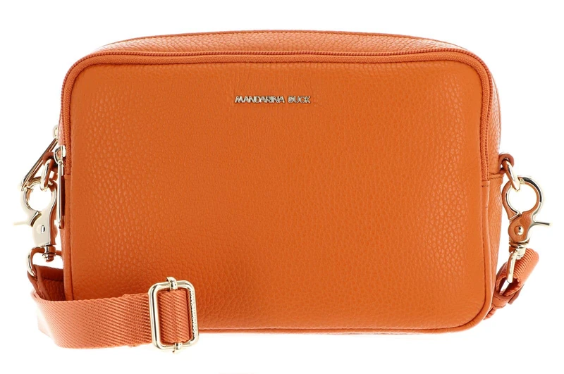 Mandarina Duck, Mellow Leather Camera Case for Women, Marmalade, Taglia Unica