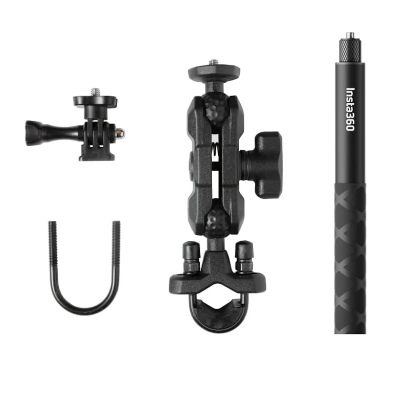 Insta360 Motorcycle U-Bolt Mount and Invisible Selfie Stick for One X / X2 / X3 / One R/One RS (ICDINMBBD/B70)
