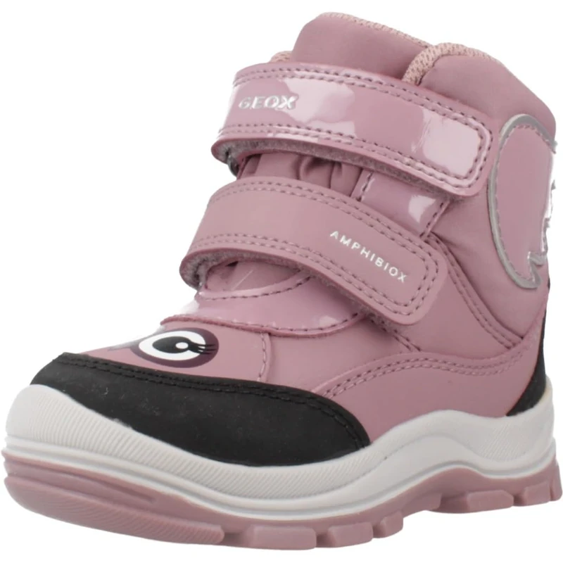Geox B FLANFIL GIRL B ABX, Snow Boot, DK PINK,