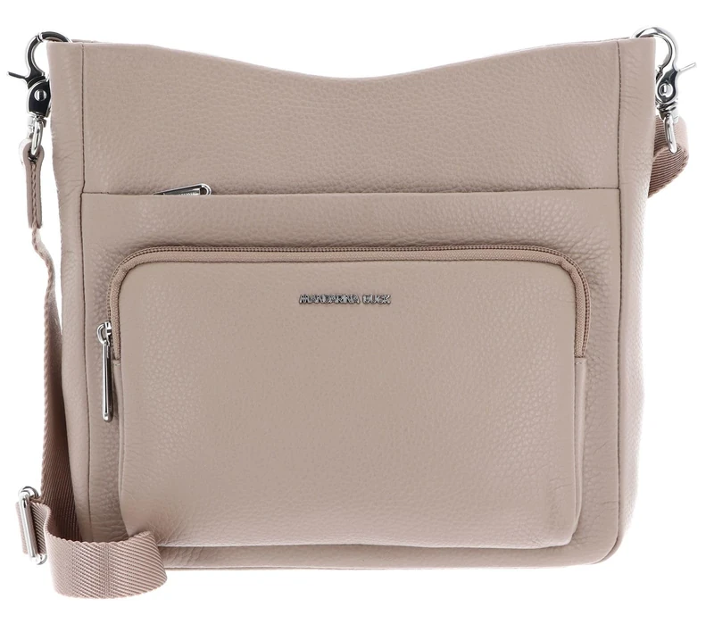 Mandarina Duck Women's Mellow Leather Crossover, Warm Taupe, One Size