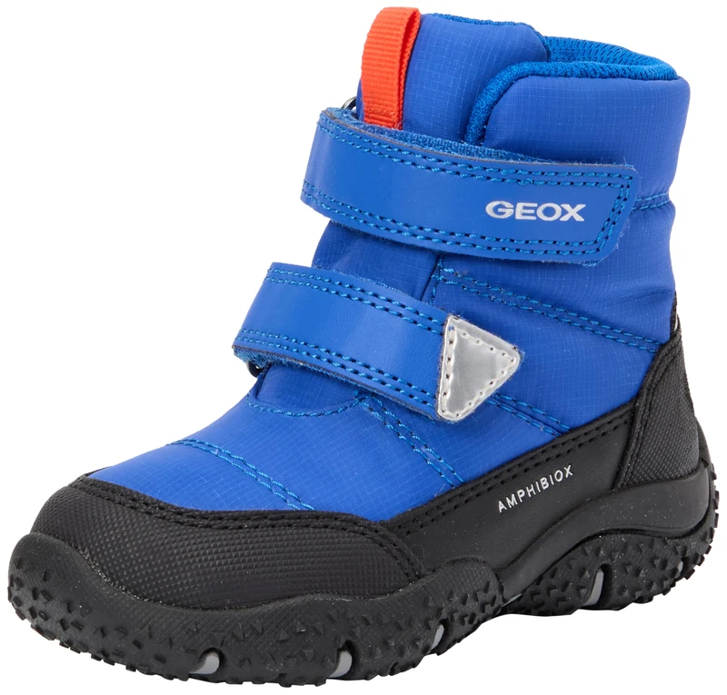 Geox B BALTIC BOY B ABX B, Snow Boot, ROYAL/ORANGE,