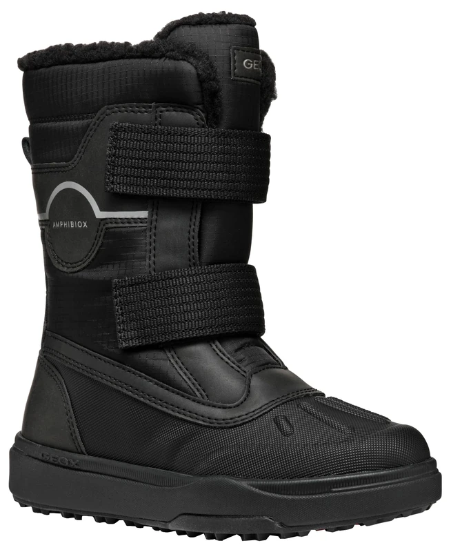 Geox J BUNSHEE PG BOY B A, Snow Boot, Black, - Image 1