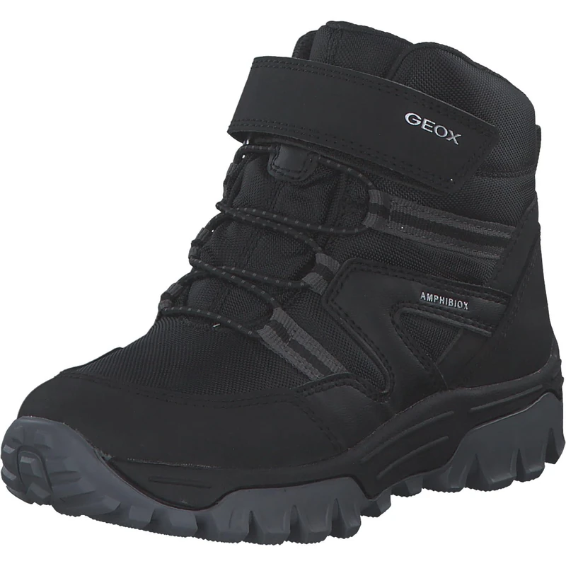 Geox J HIMALAYA BOY B ABX, Ankle Boot, Black,