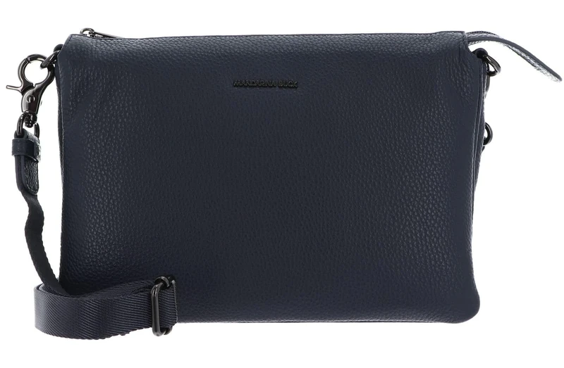 Mandarina Duck Women's Mellow Leather Crossover, Dress Blue, Taglia Unica