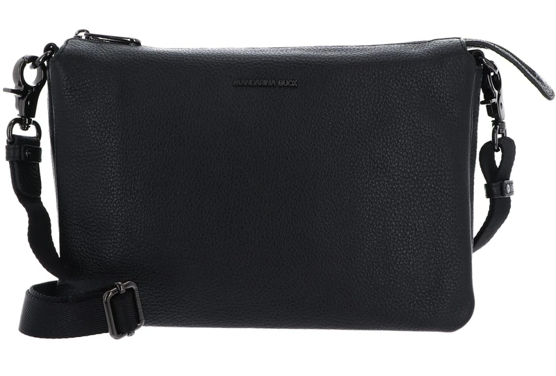 Mandarina Duck, MELLOW LEATHER CROSSOVER Women's, Black, One size