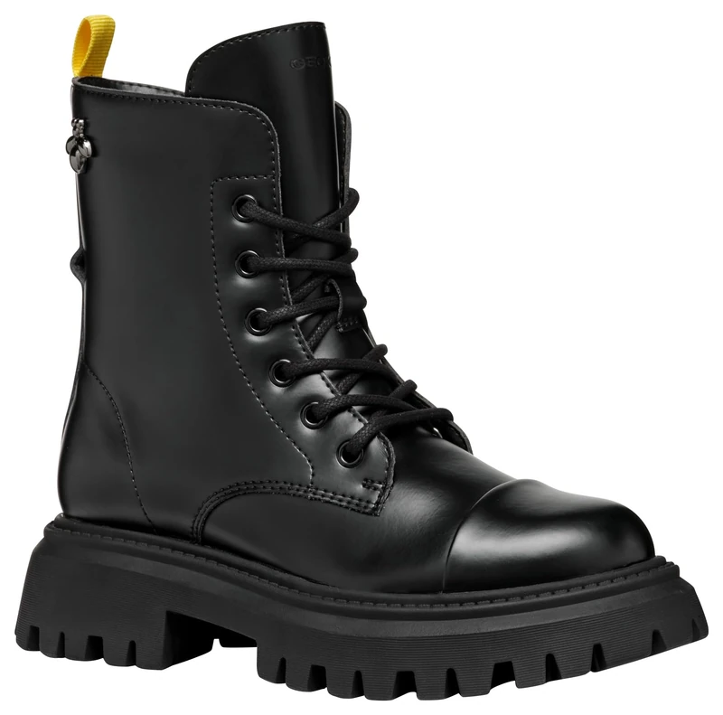 Geox J MAQUINNENS GIRL J, Chelsea Boot, Black,