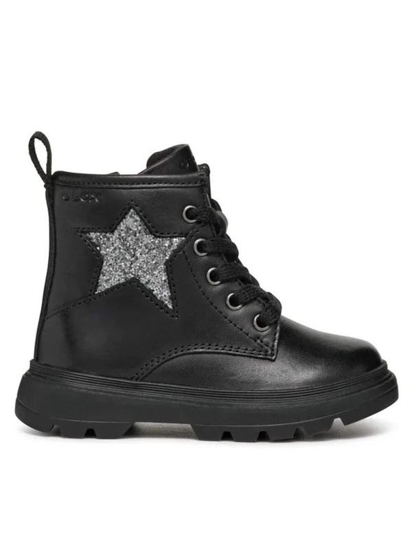 Geox B KIDDARTAH GIRL A, Ankle Boot, Black,
