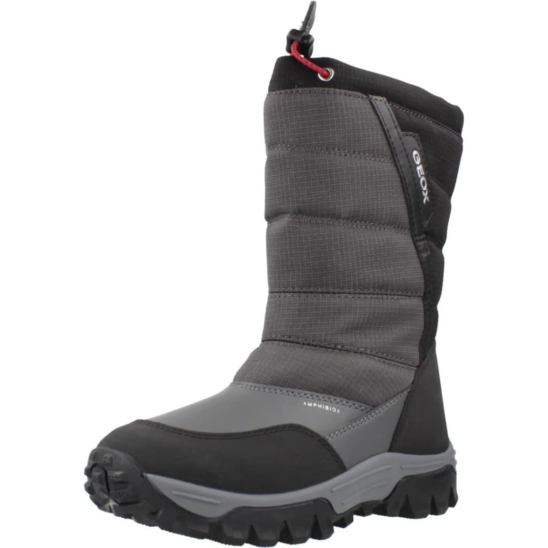 Geox J Himalaya BOY B ABX Snow Boot, Anthracite/Black, 5 UK Child