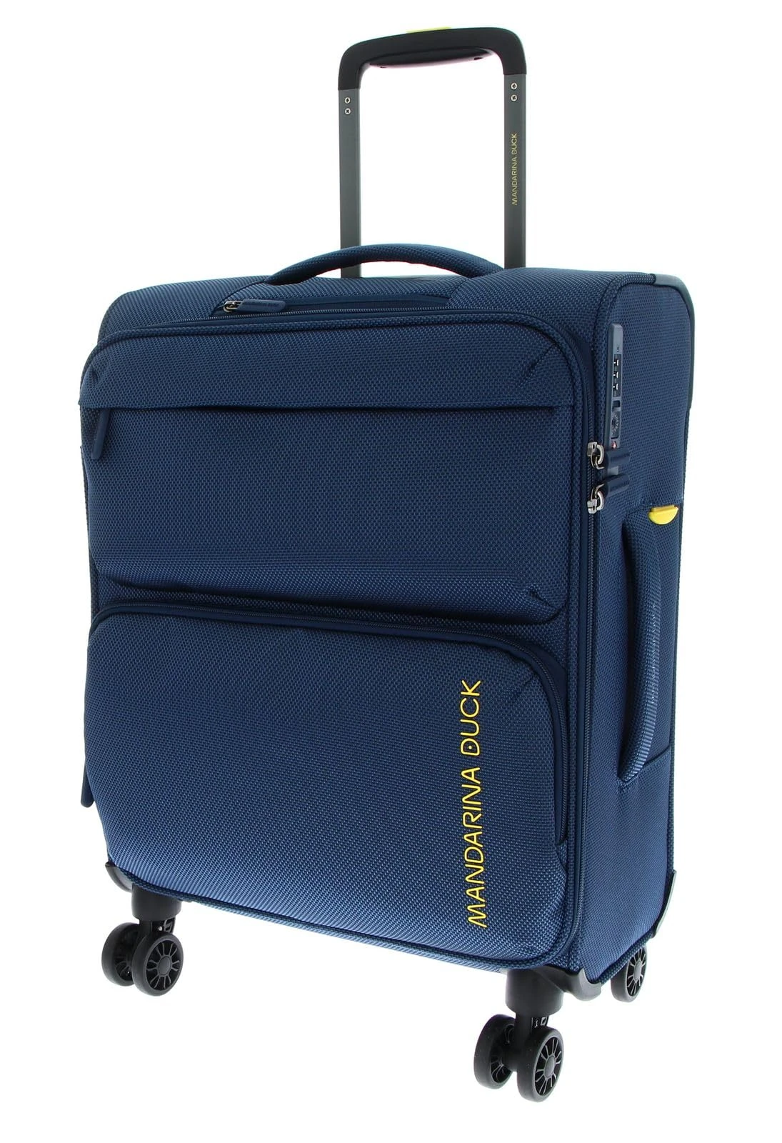 Mandarina Duck Zephyr Trolley Cabin, Dress Blue, 40 x 20 x 55 Centimeters, Trolley Cabin in Tessuto morbido
