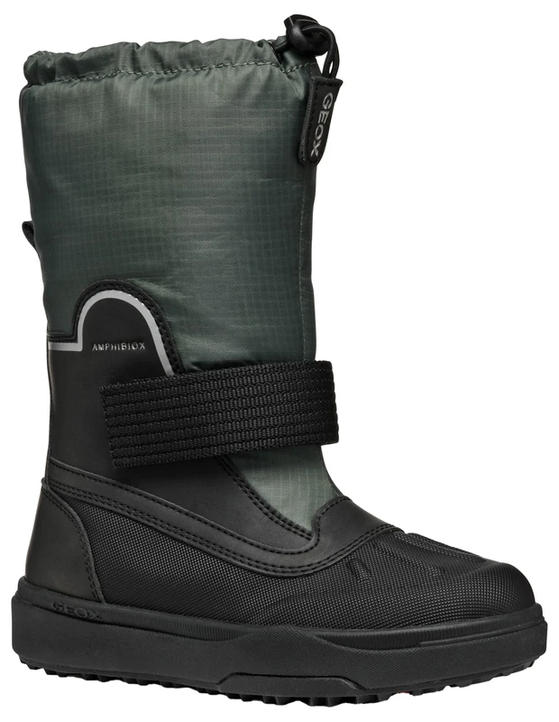 Geox J BUNSHEE PG BOY B A Snow Boot, Forest/Black, 10 UK Child