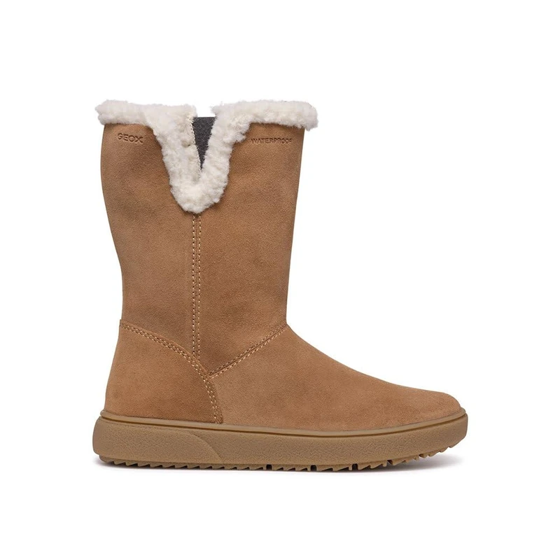 Geox J THELEVEN Girl WPF Ankle Boot, Whisky, 5 UK Child