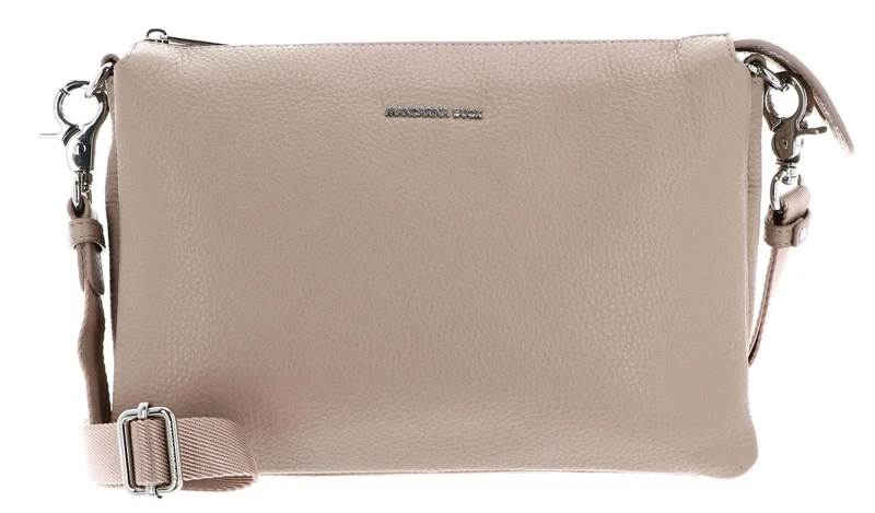 Mandarina Duck, Mellow Leather Crossover Women's, Warm Taupe, Taglia Unica